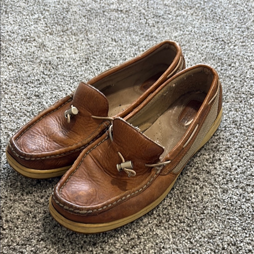 Men's Sperry Brown Leather Loafers